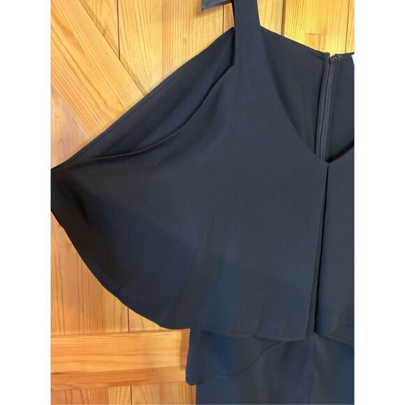 Mika & Gali Black Dress Size Medium (8514) - Picture 2 of 7